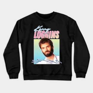 Kenny Loggins / 80s Retro Aesthetic Fan Art Design Crewneck Sweatshirt